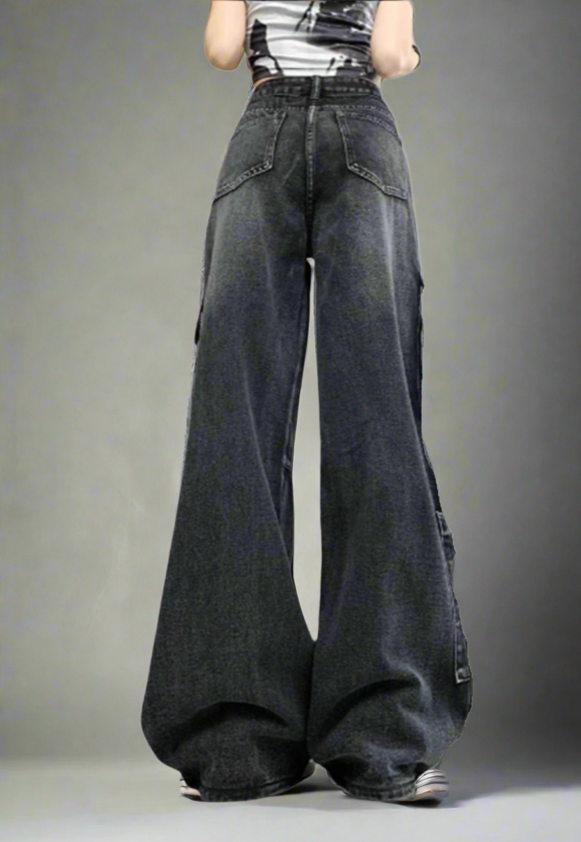 Urban Utility Y2k Cargo Jeans Shoptery