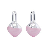 Pastel Candy Marble Heart Coquette Earrings Shoptery