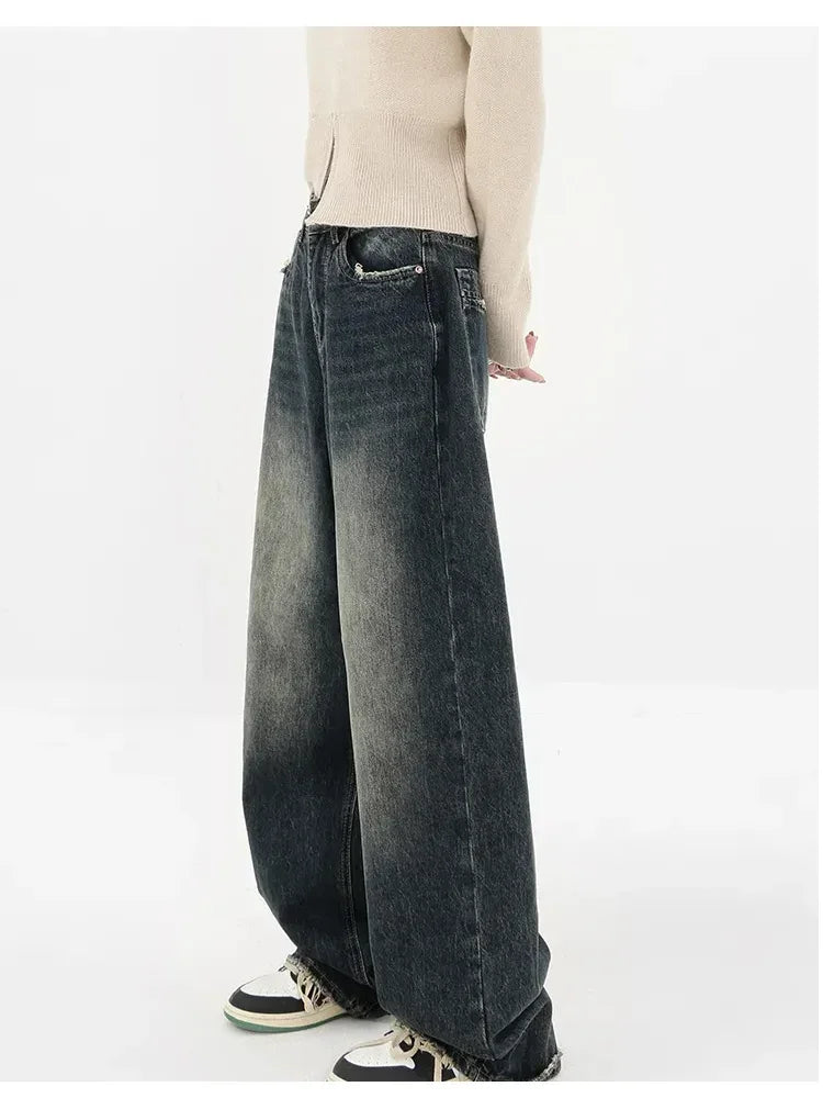 Midnight Fade Baggy Edgy Jeans Shoptery