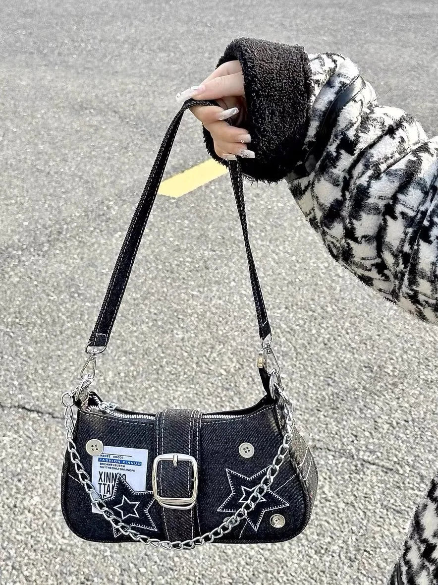 Cosmic Y2k Buckle Bag Shoptery