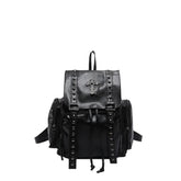 Y2k Goth Cross Backpack Black Shoptery