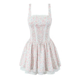 Coquette Blush Garden Corset Dress as picture Shoptery