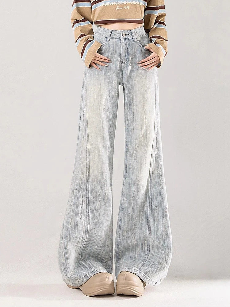 Fade Super Flare Jeans Light Blue Shoptery