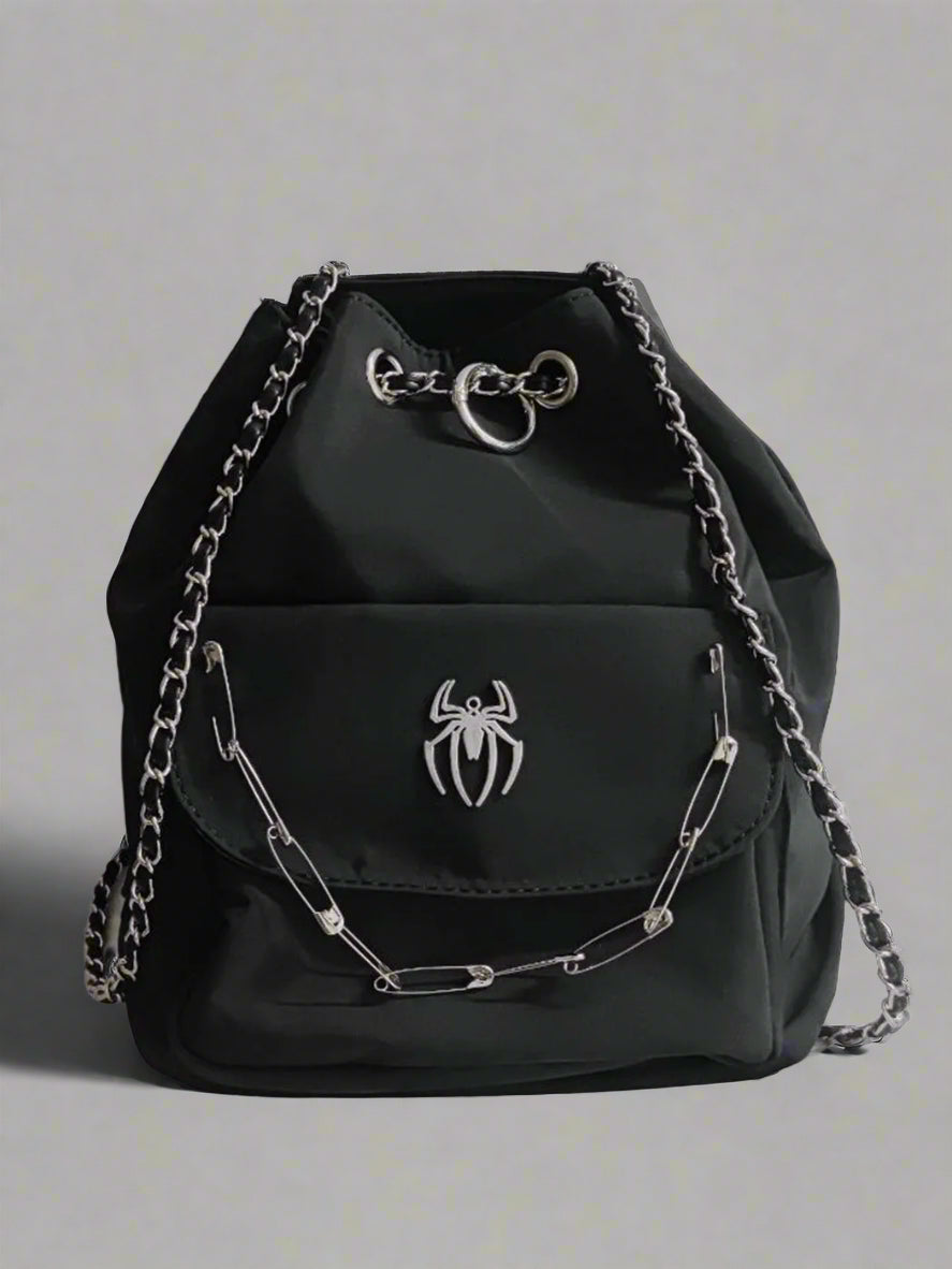 Venom Chain Alt Punk Backpack black Shoptery