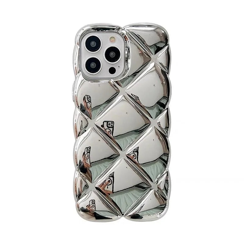 Starburst Silver iPhone Case Silver Shoptery