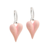Melted Heart Drop Coquette Earrings Shoptery
