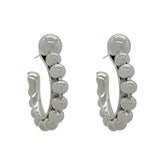 Celestial Bubble Hoop Aesthetic Earrings SILVER PLATED Shoptery