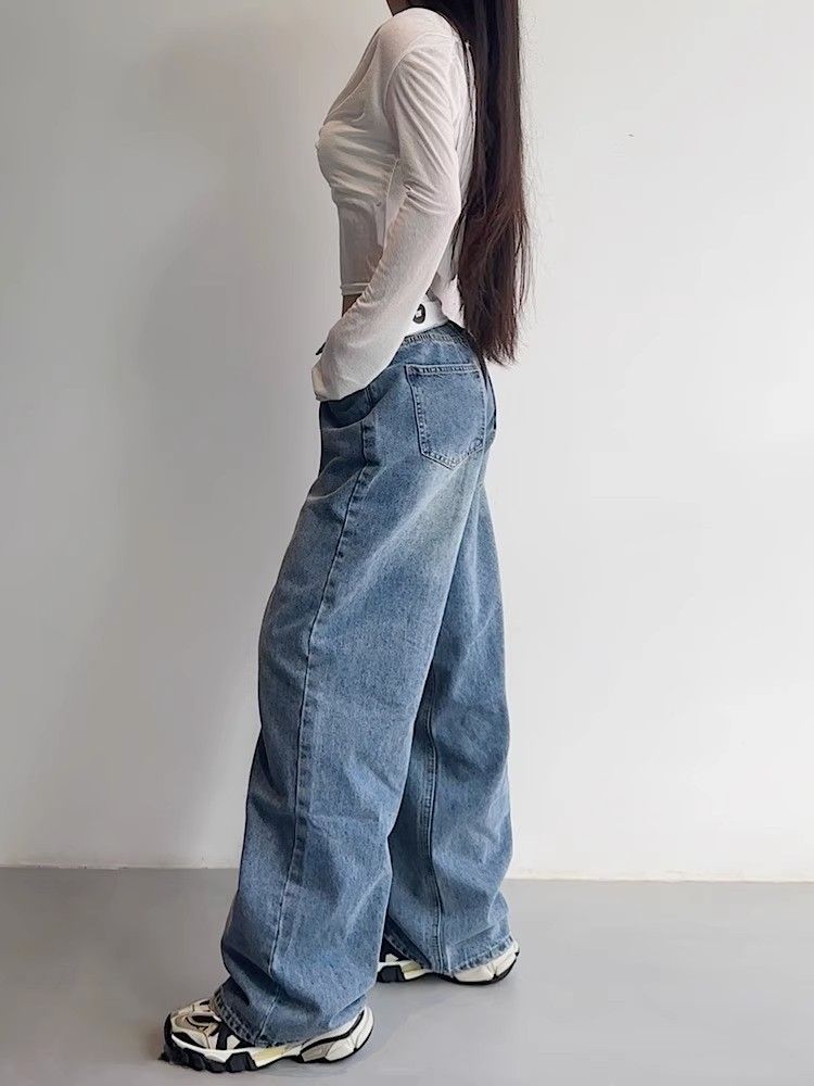Retro Y2K Baggy Jeans Shoptery
