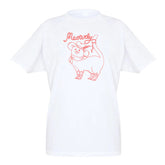 Aesthetic Cowboy Cat Graphic T-shirt White Shoptery