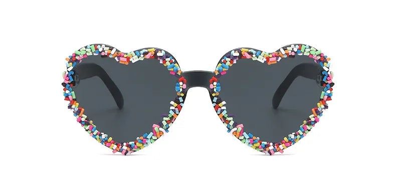 Cute Candy Pop Heart Sunglasses Shoptery