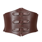 Obsidian Ring Buckle Corset Goth Belt style B 1PCS Shoptery