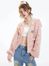 Peachy Blush Coquette Cardigan Pink Shoptery