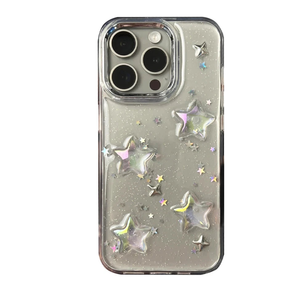 Cosmic Glow Star iPhone Case Clear Shoptery
