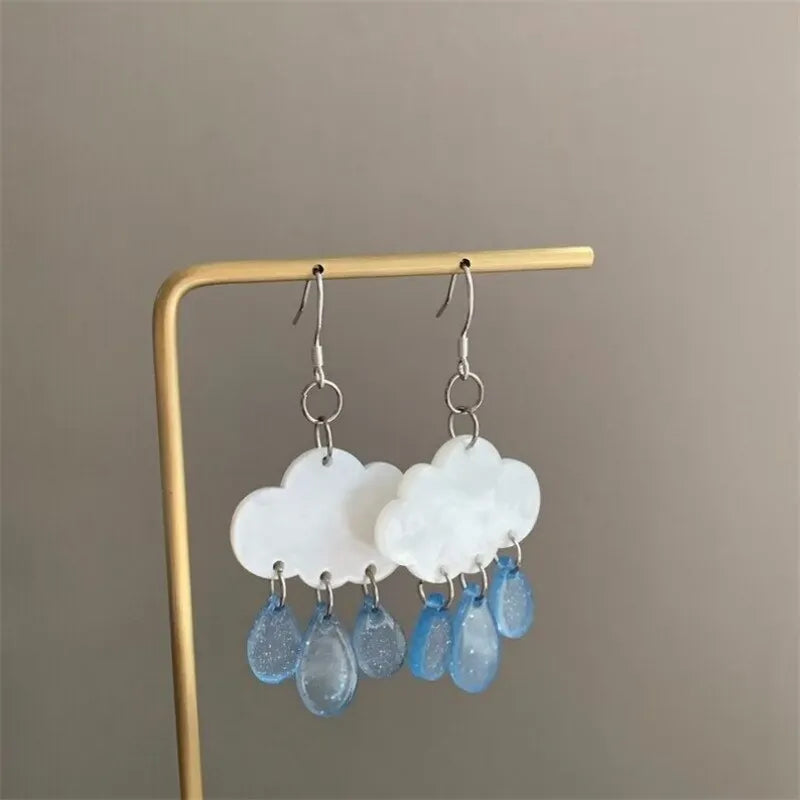 Mermaidcore Rainy Day Dream Earrings Hook CHINA Shoptery