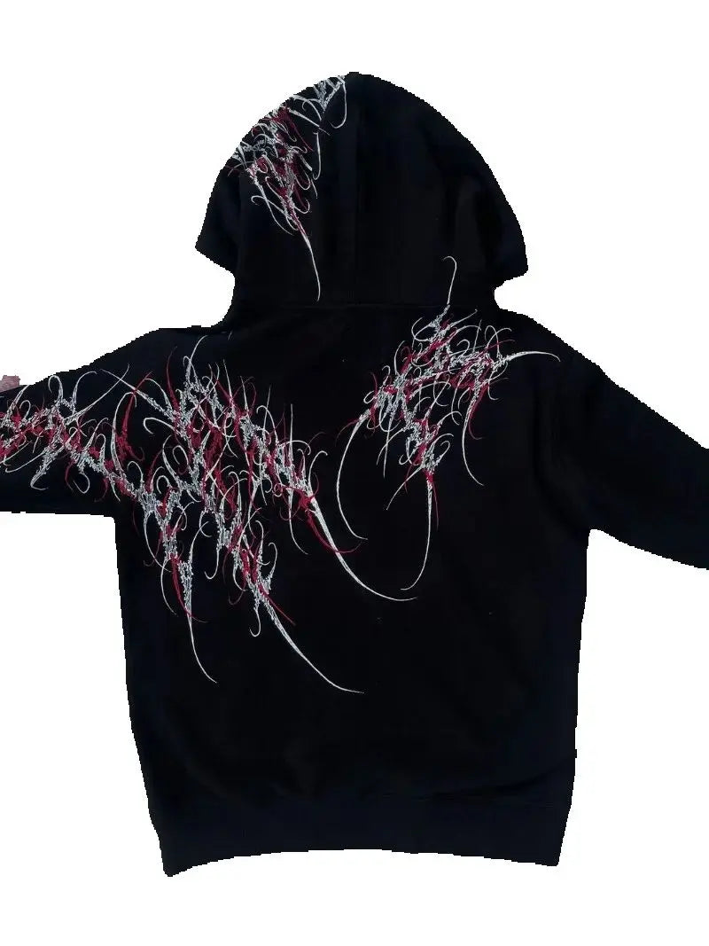 Chaos Linework Street Hoodie Shoptery