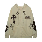 Inferno Cross Street Alt Hoodie Apricot Shoptery