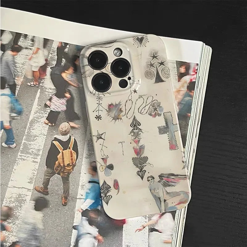 Sketchy Surreal Symbol iPhone Case 2 Shoptery