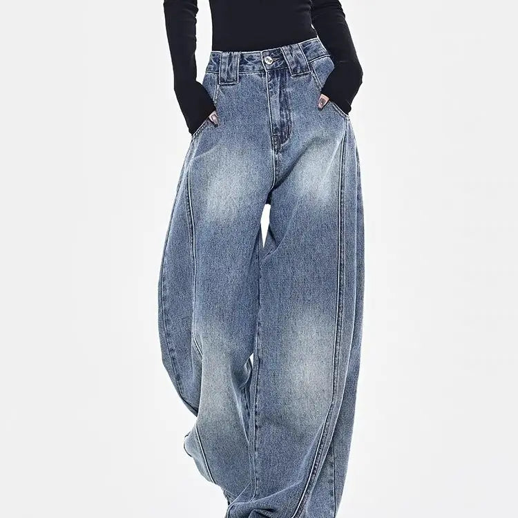 Skyline Seam Flare Edgy Jeans blue Shoptery