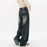 Midnight Fade Baggy Edgy Jeans DEEP BLUE Shoptery