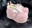 Fairy Kei Pastel Platform Chunky Sneakers with Chain & Kanji Charm pink Shoptery