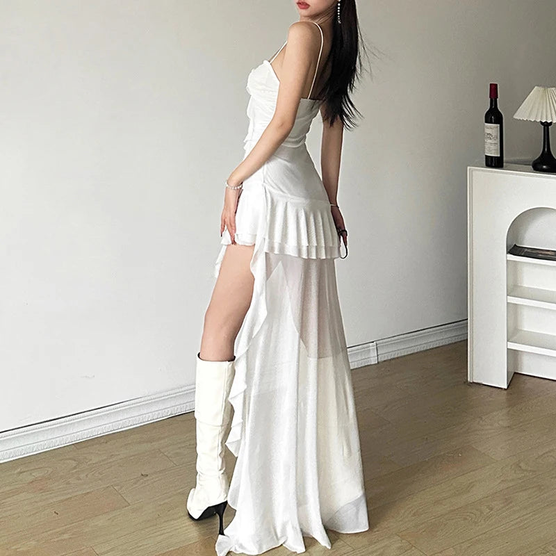 Celestial Drift Tiered Coquette Dress Shoptery