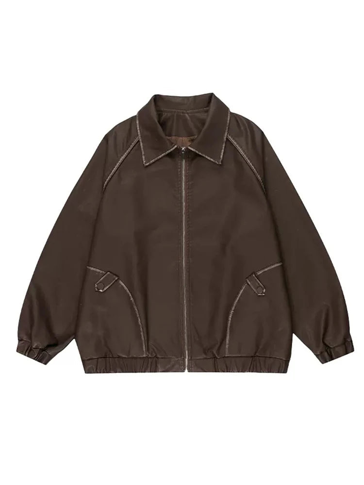 Autumn Scholar Zip Retro Jacket Shoptery