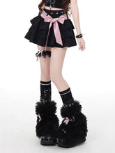 Midnight Doll Tiered Kawaii Skirt black Shoptery