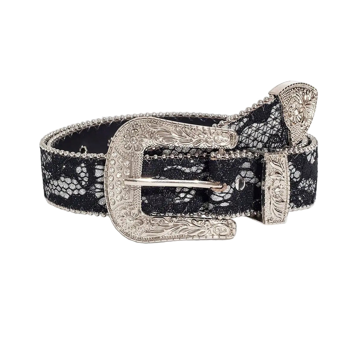 Midnight Lace Western Belt black Shoptery