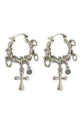 Alt Barbed Halo Gothic Earrings Shoptery