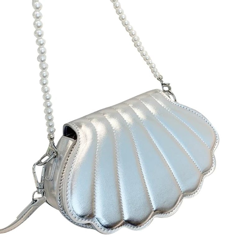 Mermaidcore Shine Shoulder Bag Silver Shoptery