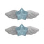 Decora Angel Wing Star Hair Clips Set Pink Blue Kawaii 4pc Blue Shoptery