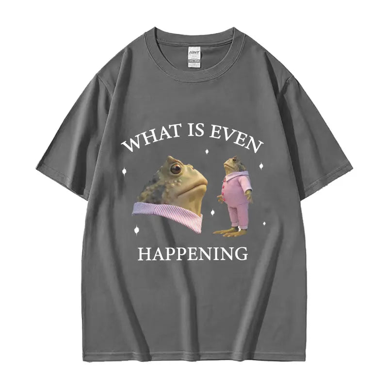 Surreal Frog Meme Aesthetic T-Shirt Dark Gary Shoptery