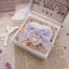 Jirai Kei Fluffy Heart Velvet Bow Pearl Charm Hair Clip 03 purple bow Shoptery