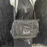Dead Conviction Studded Y2k Shoulder Bag khaki Shoptery