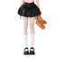 Dollhouse Plaid Layered Kawaii Skirt black Shoptery