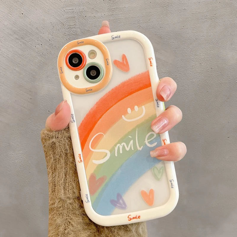 Rainbow Smile Soft iPhone Case Shoptery