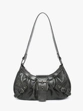 Buckle Rouge Y2k Shoulder Bag Grey Shoptery
