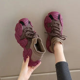 Knitcore Gummy Edgy Sneakers Purple Shoes Shoptery