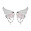 Decora Angel Wing Hair Clip with Cross Heart & Bow Accessories 2PCS-11CM 2 Shoptery