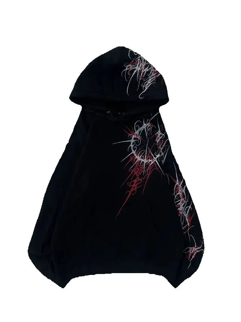 Chaos Linework Street Hoodie HB Shoptery