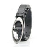 Sleek Orbit Minimal Aesthetic Belt black 106cm Shoptery