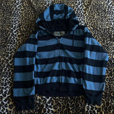Blue Venom Grunge Hoodie Shoptery