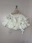 Jirai Kei Gothic Cross Charm Ruffle Bloomers Mini Skirt WHITE Shoptery