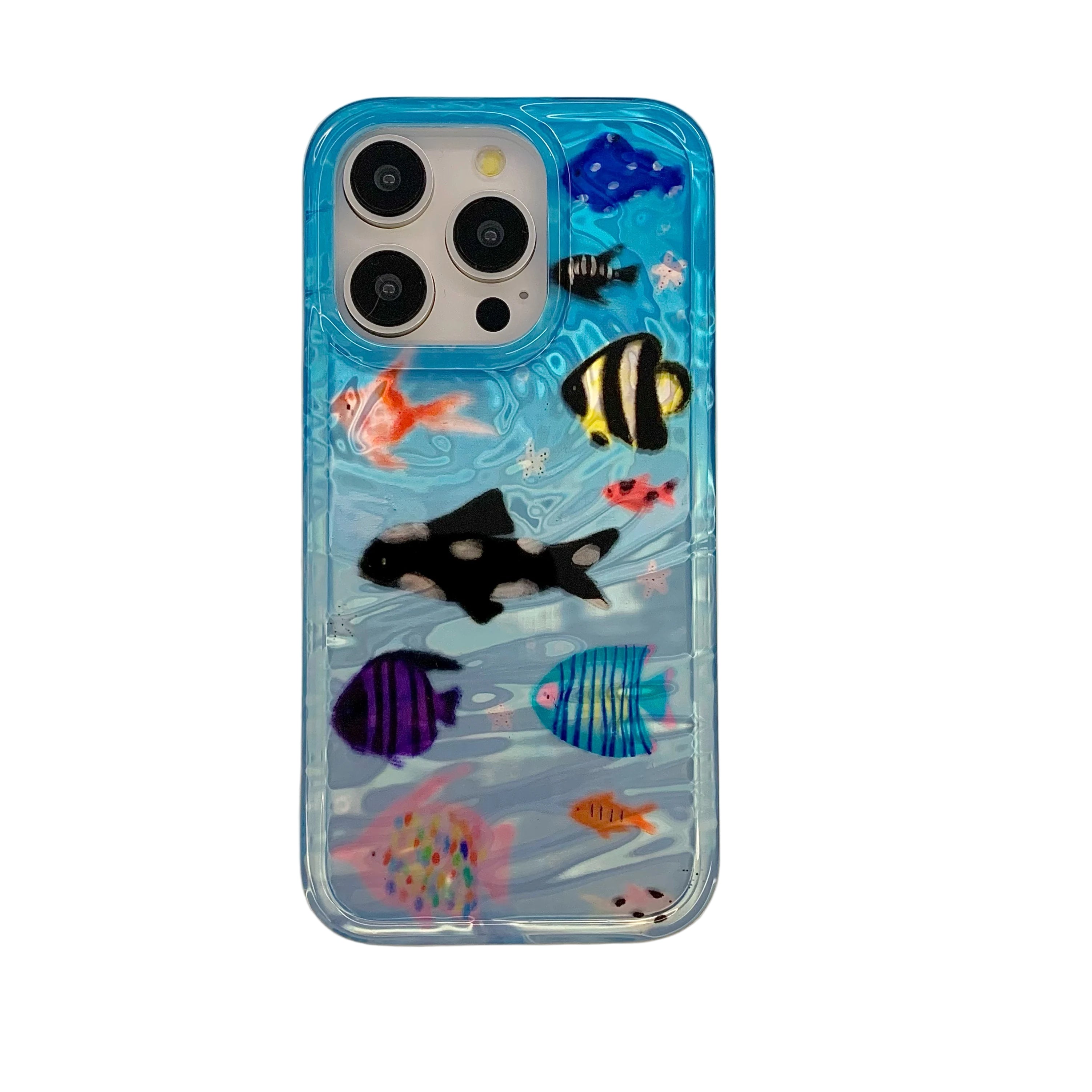Colorful Aquarium Fish Aesthetic iPhone Case 1 Shoptery