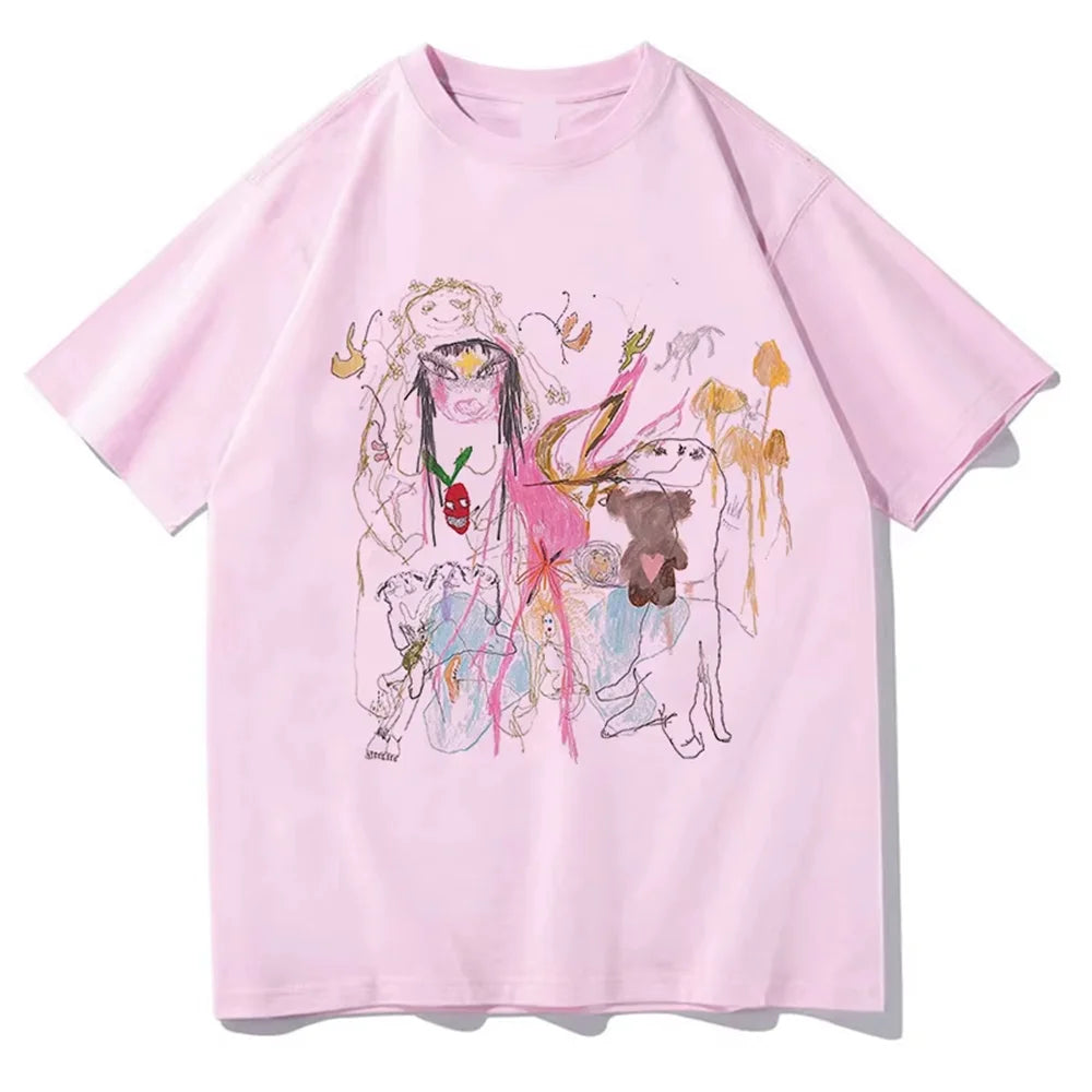Dream Doodle Oversized T-Shirt 7-JCS Shoptery