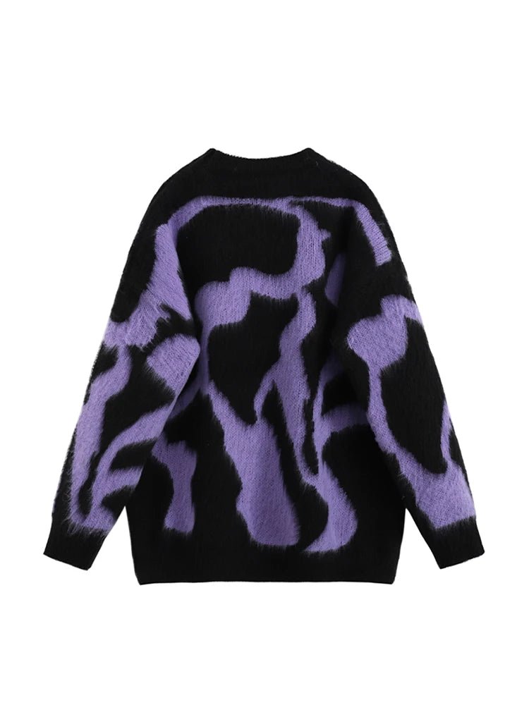 Abstract Dream Alt Edgy Oversized Sweater Shoptery