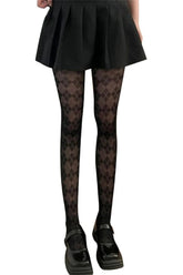 Coquette Argyle Elegance Tights Black Shoptery