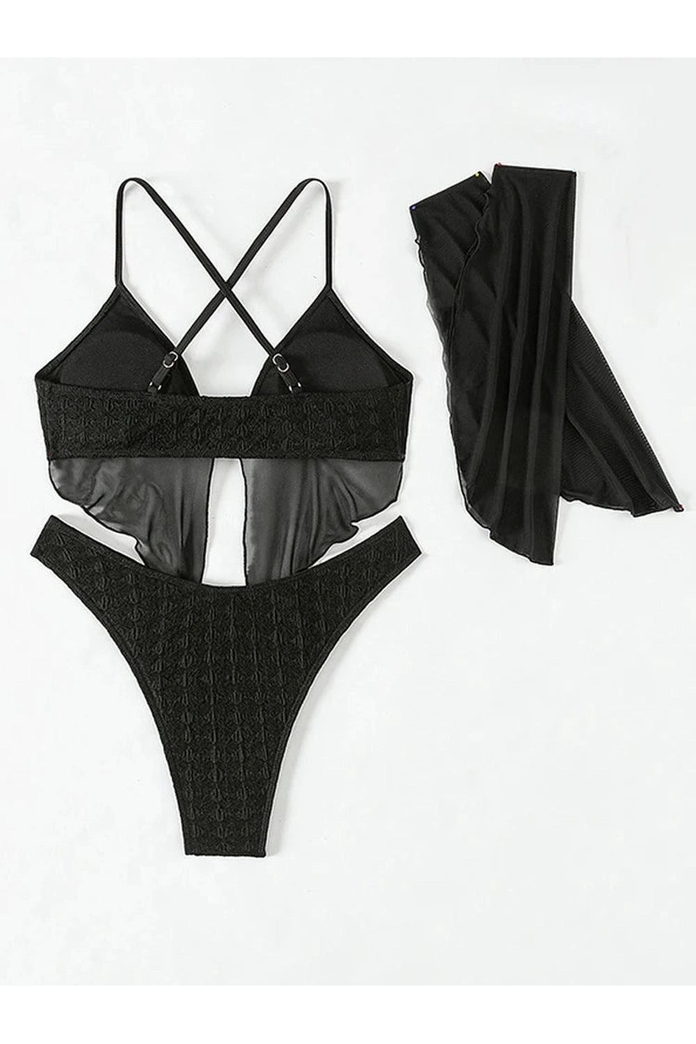 Alt Black Mesh Bikini Set Black Bikini Set Shoptery