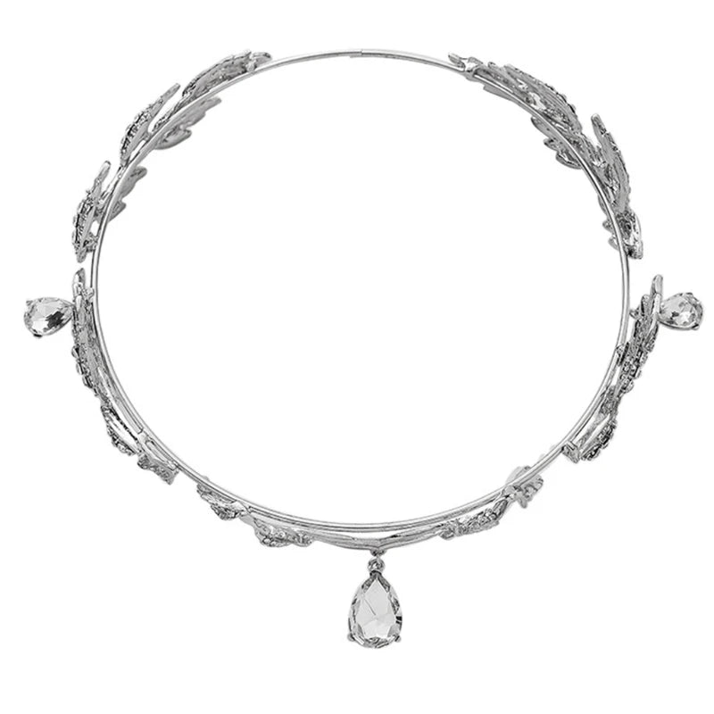 Coquette Bride Forehead Crystal Tiara Shoptery