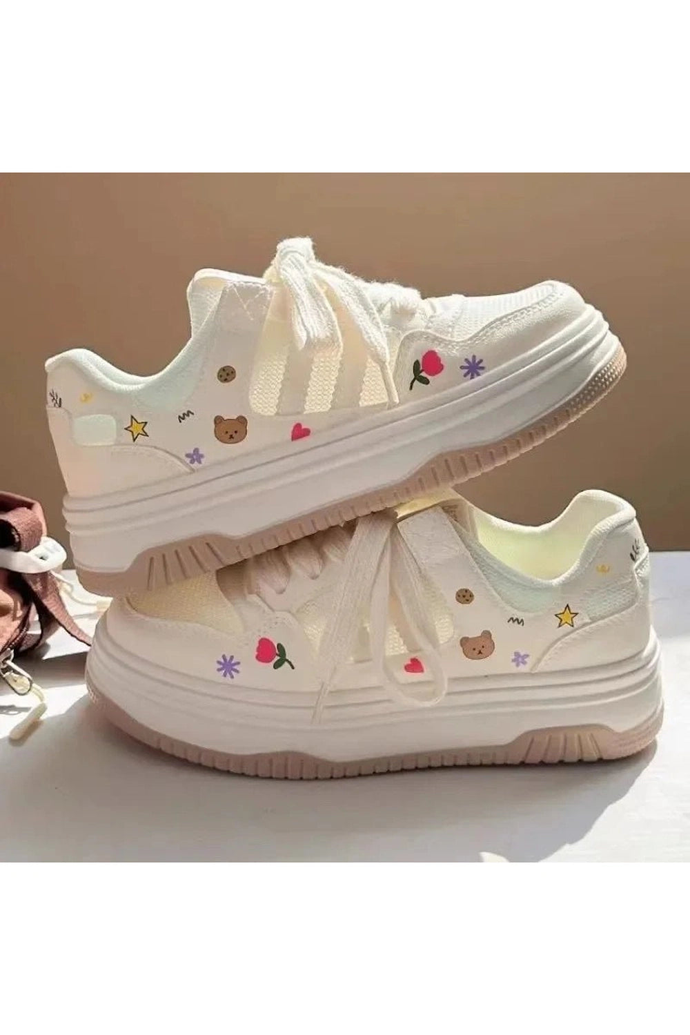 Kawaii Cartoon Mesh Sneakers Shoptery